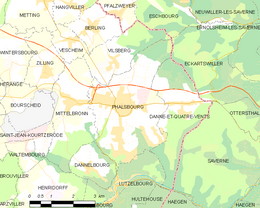 Phalsbourg – Mappa