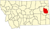 Localização do Condado de Dawson (Montana)