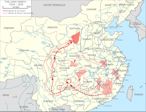 Map of the Long March 1934-1935-en.svg