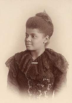 Retrato de Ida B. Wells (1893), jornalista norte-americana, ativista dos direitos civis e da mulher. (definição 2 673 × 3 818)