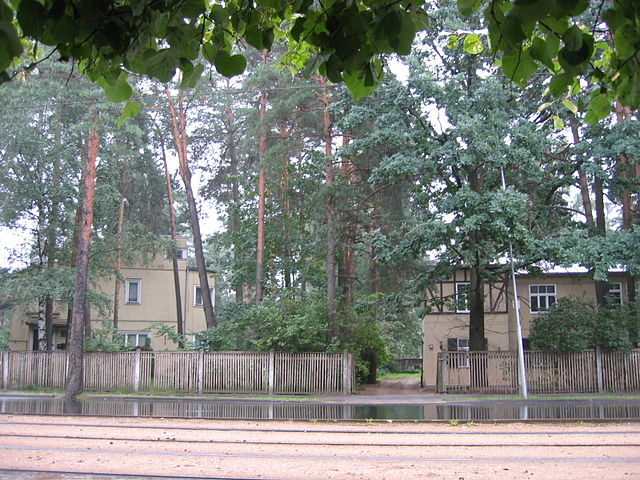 Typical residences of Mežaparks.