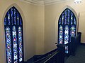 Windows inside the bell tower