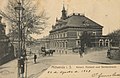 Postamt und Deckerstraße in Mittweida 1903