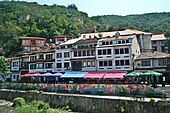 Street art in the old city of Prizren, Kosovo.