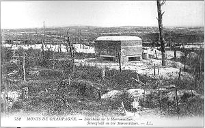 Німецький блокгауз на висоті Корнілле. 1917