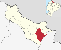 Cantone di Montúfar – Mappa