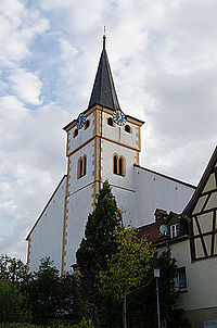 Die Pfarrkirche St. Kilian von Nüdlingen