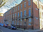 Nos 11 and 12 King Square and attached railings