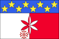 Proposta de bandera alternativa per a la regió francesa de Roine-Alps.