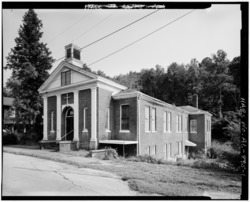 Old Methodist Church, taken as part of the Historic American Buildings Survey