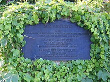 Memorial to Jewish singers in the Bayreuth Festival Park Ottilie-Metzger-Gedenkplatte-Bayreuth.jpg