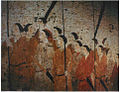 Pittura murale, tomba di Xu Xianxiu. Wang Jiafeng, Distretto di Yingzhou, Anhui.