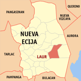 Kaart van Laur