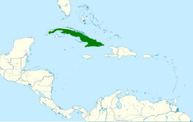 Distribución geográfica del tomeguín del pinar.