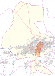 Österreichkarte, Position von Pradl hervorgehoben