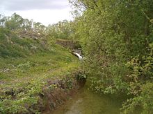 Réalimentation de la Tortille par le canal du Nord entre Moislains et Étricourt-Manancourt au 1er mai 2010