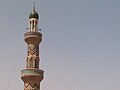 Closeup of the minaret of the Shaykh Rajab Mosque