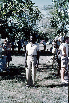 Robert Tudawali at Darwin's Bagot Reserve 1960.jpg