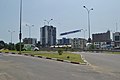 Rond-point de Bonanjo à Douala au Cameroun