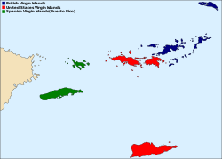 Политички региони на Девствените Острови