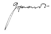 signature de Georges-Marie Haardt