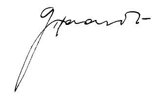 signature de Georges-Marie Haardt
