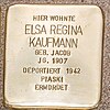 Stolperstein für Elsa Regina Kaufmann