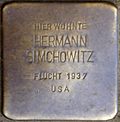 Stolperstein für Hermann Simchowitz (Boisseréestraße 3)