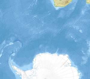 Kikos/Lambert azimuthal equal-area projection (Subantarktika (Dienvidāfrikas stacijas))