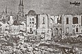 Ruines de la synagogue en 1941