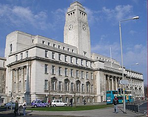University of Leeds, Parkinson Building with t...