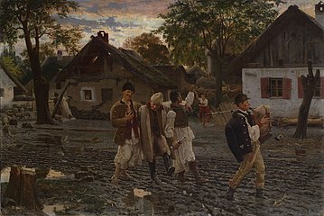 Урош Предић, Весела браћа, 1887.