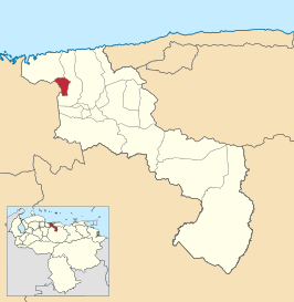 Locatie van de gemeente in Aragua