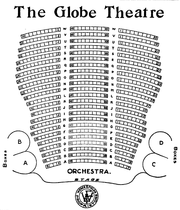 Seating chart of orchestra level, 1904