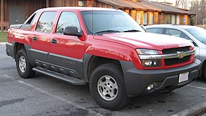 2002-2006 Chevrolet Avalanche photographed in USA.