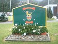 Schild am Clubhaus des British Army Golf Clubs und des Golfclubs Bad Lippspringe Using 51° 46′ 51,8″ N, 8° 46′ 42,9″ O51.781050625838.7785696983337