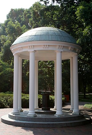 Old Well at the University of North Carolina a...