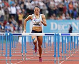 Cindy Billaud Rang acht in 13,20 s