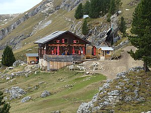 Rifugio Sandro Pertini Blickrichtung Westen