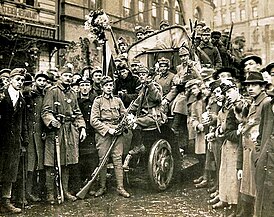 Улицы Будапешта 31 октября 1918 года