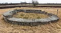 Ruin of the Romanesque rotunda, Agnestad church, just outside Falköping, Falbygden