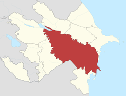 Aran economic region is located in central Azerbaijan