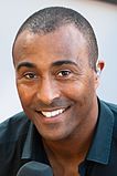 Colin Jackson (hier im Jahr 2012), Weltmeister mit Weltrekord – 1992 war er Olympiazweiter, 1987 WM-Dritter und 1990 Europameister