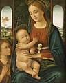 La Vierge à l’enfant et Saint Jean Baptiste, XVe siècle musée des beaux-arts de Lyon.