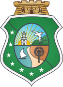 Jangadas compondo a heráldica dos estados brasileiros do Ceará, Pernambuco e Rio Grande do Norte, respectivamente.