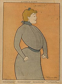 Mily Meyer, paru dans Le Rire, janvier 1902.