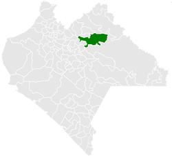 Municipality o Chilón in Chiapas