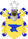 Герб Дуайта Эйзенхауэра как кавалера датского ордена Слона