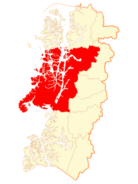 Lage der Kommune in der Region Aysén
