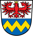 Gemeinde Reichertshausen Geteilt von Silber und Blau; oben ein golden gekrönter roter Adler, unten ein goldener Zickzackbalken.